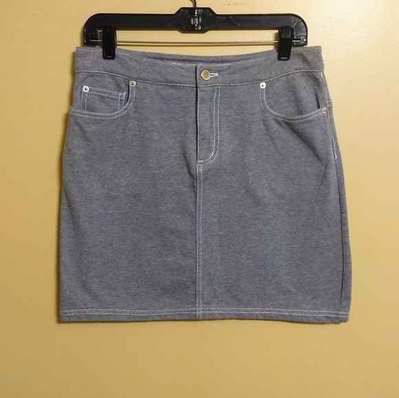 Liz Claiborne NY  mini skirt sz medium 30" EUC *N - Picture 3 of 4